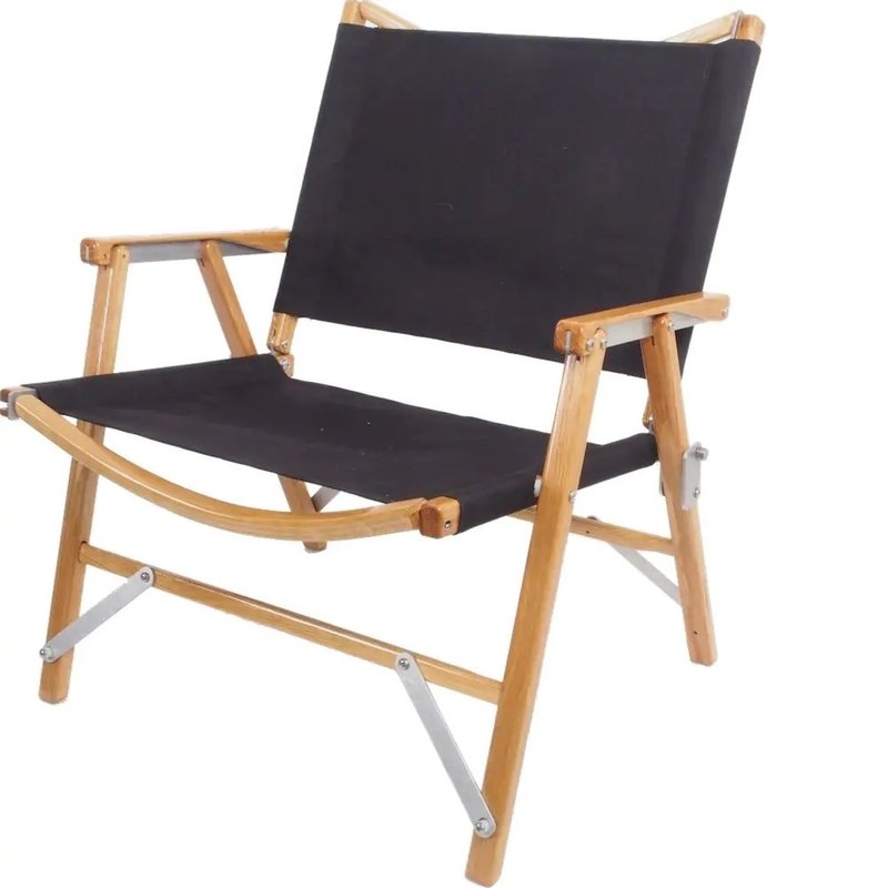 Kermit Wide Chair 白橡木克米特椅寬版(黑) 戶外露營 休閒折疊椅 - 野餐墊/露營用品 - 木頭 黑色