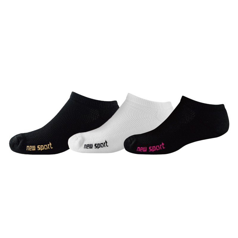 Multiple pairs of discount new sport classic lycra socks [black/white] sports socks functional socks breathable socks - ถุงเท้า - ผ้าฝ้าย/ผ้าลินิน หลากหลายสี