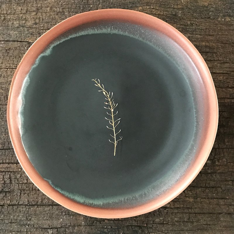 Plate_一汪深潭 - Plates & Trays - Pottery Black