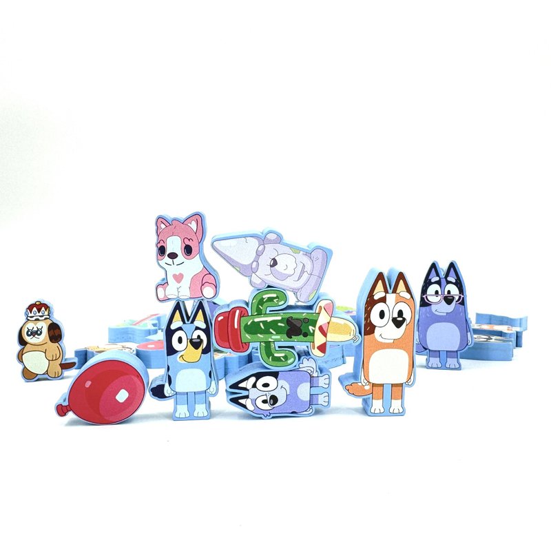 Bluey Stacking Game - ตุ๊กตา - ไม้ หลากหลายสี