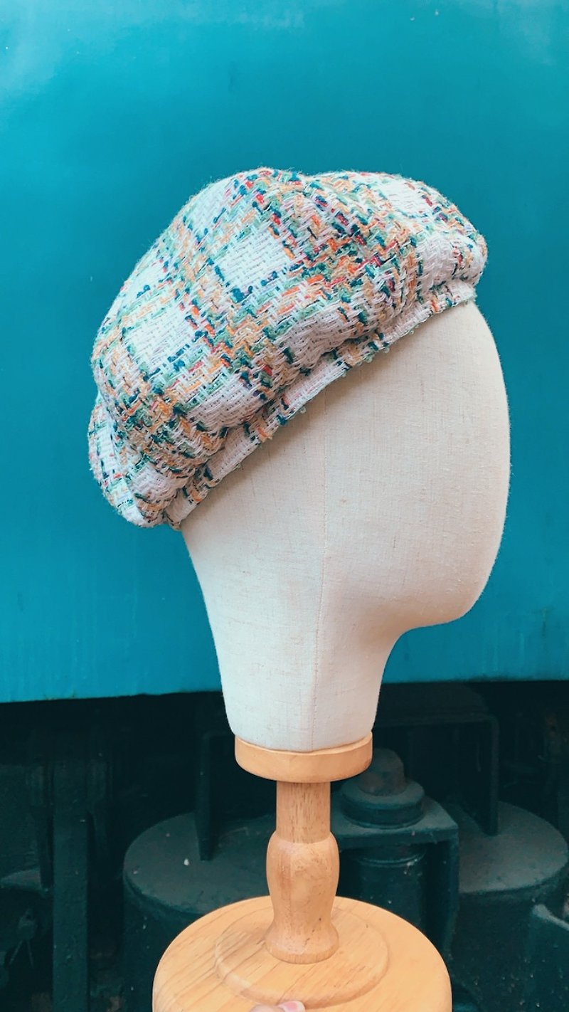 華麗冒險貝蕾帽 - 帽子 - 聚酯纖維 白色