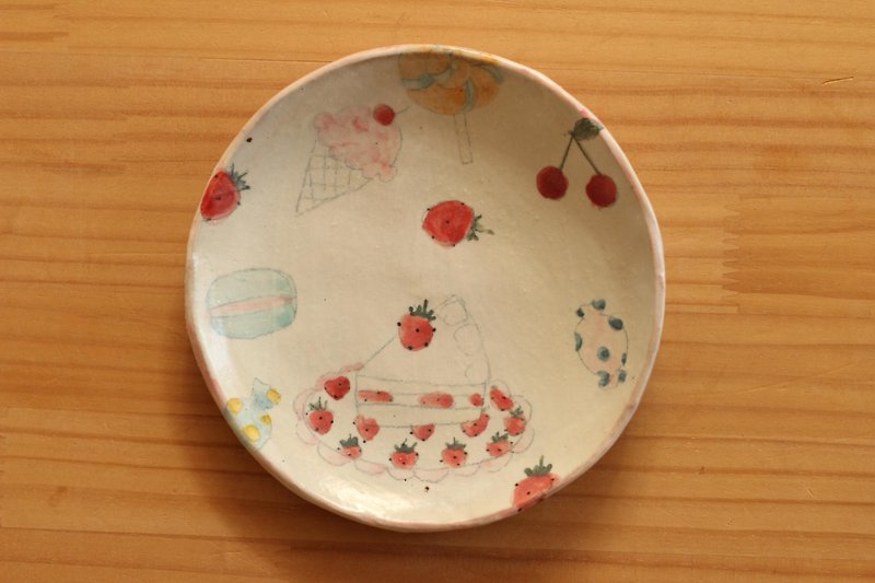 * Made to order. Powdered sweets A cake plate with many patterns. - Bowls - Pottery 