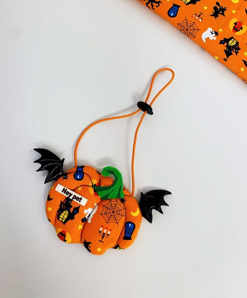 Halloween Pumpkin Pet Scarf Bib Customized - Clothing & Accessories - Cotton & Hemp Orange