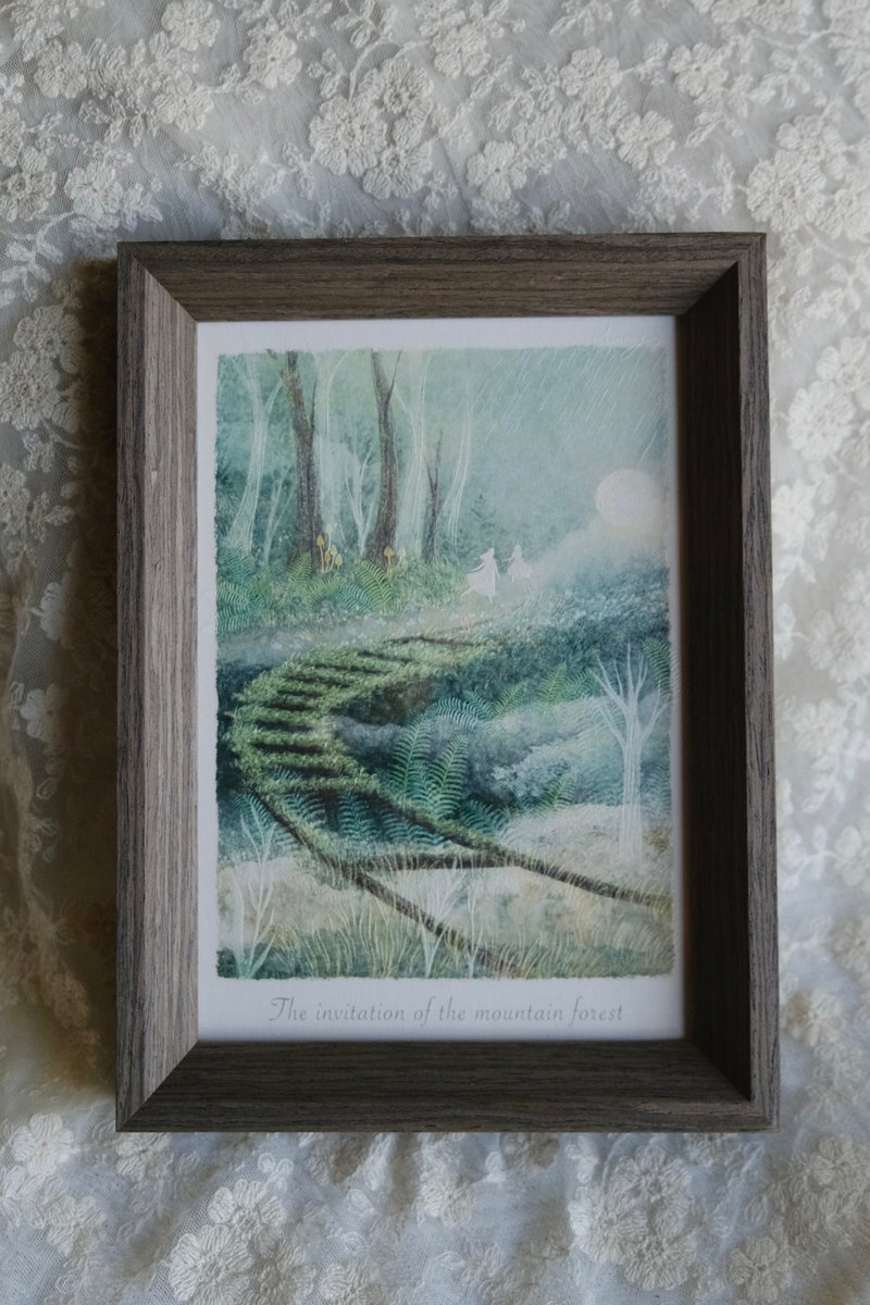 精緻加工浮雕畫卡 15x21cm(A5) - The invitation of the mountai - 卡片/明信片 - 紙 