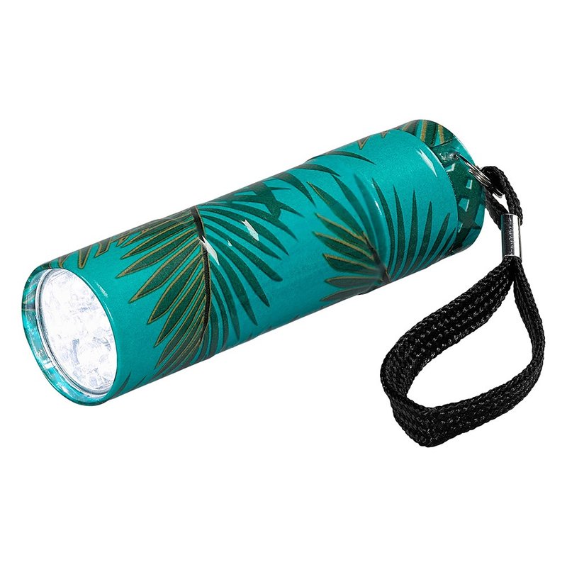 【Gentlemen's Hardware】Tropical Jungle Series Portable Mini LED Flashlight-Green - Camping Gear & Picnic Sets - Other Metals Green