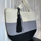 Crochet Tote Bag Lunarbag Striped Xxl Lunarbag Shop Lunarcat