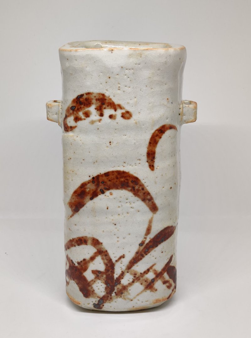 ジャパニーズ スタジオ ポッタリー No.002 - 花瓶・植木鉢 - 陶器 ホワイト