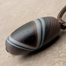 天然石瑪瑙天眼天珠ペンダント 天然石瑪瑙天眼天珠ペンダント