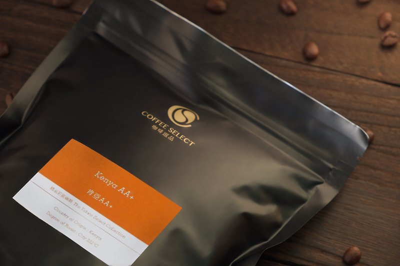 【 Coffee Select 】肯亞 AA+ 半磅咖啡豆 - 咖啡/咖啡豆 - 新鮮食材 黑色