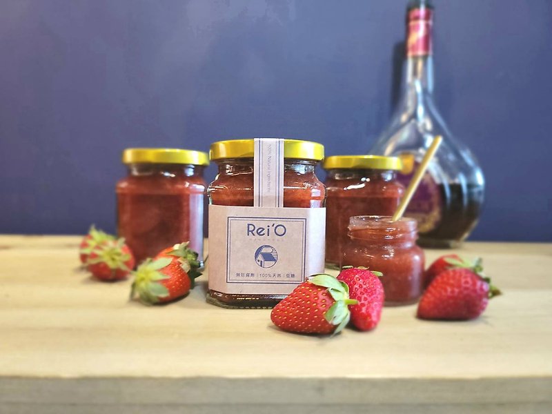 REIO Leo Jam - Brandy Strawberry (Sold Out) - Jams & Spreads - Fresh Ingredients 