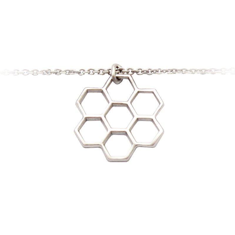 Bibi Fun Strictly Selected Series-Geometry Series-Six! Sterling Silver Necklace (Free Shipping by Mail) - Necklaces - Sterling Silver 