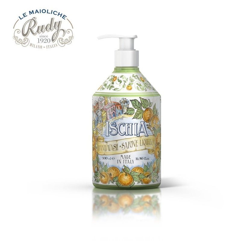 Rudy Profumi Ischia Made-in-Italy Hand Wash 500ml - Hand Soaps & Sanitzers - Concentrate & Extracts 