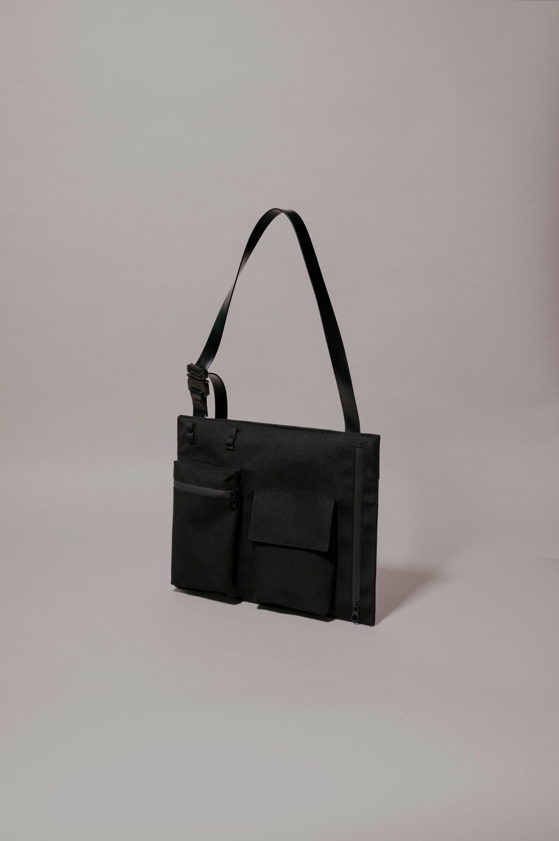 |Handmade in Spain | Ölend SPU 1432 Crossbody Computer Bag (Black) - Messenger Bags & Sling Bags - Cotton & Hemp Black