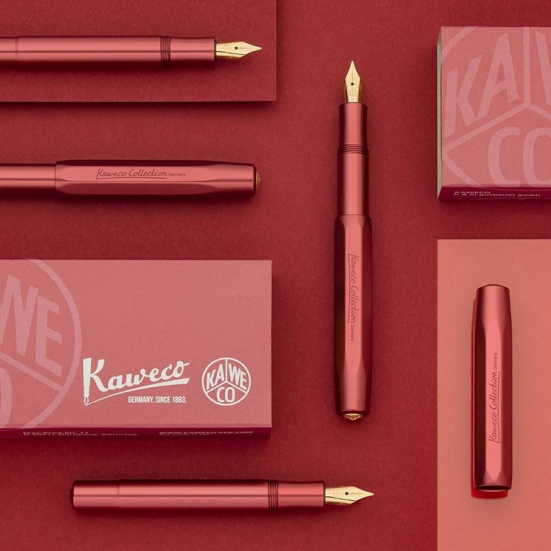 Kaweco COLLECTION Fountain Pen Ruby - Fountain Pens - Aluminum Alloy Red