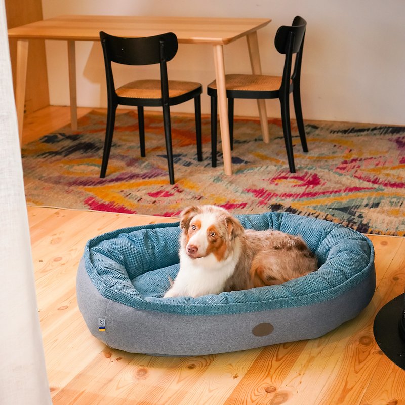 Large dog bed Donut Pink XL Size 110x80 cm Cuddler dog bed