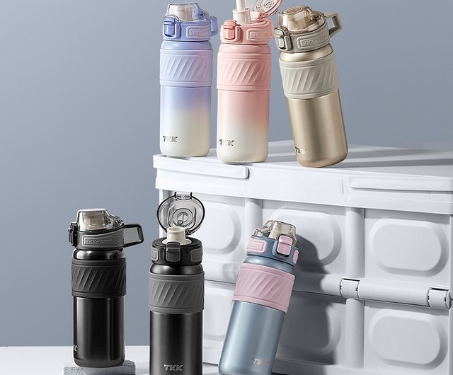 TKK] Lun Sports 316ステンレス直飲み+ストロー断熱スポーツ