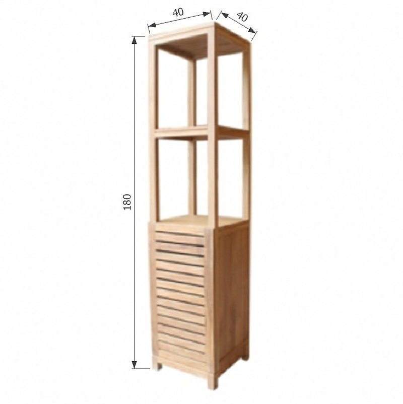 Carson Bathroom Column Carson 1-door vanity - Other Furniture - Wood 