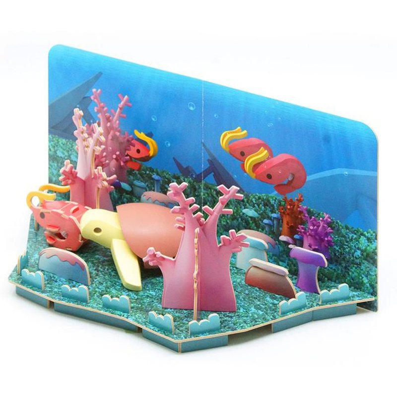 Halftoys Ocean 海龜 STEAM教育玩具 - 擺飾/家飾品 - 塑膠 綠色
