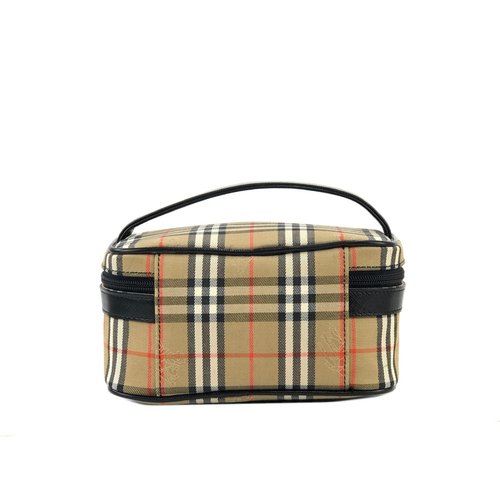 バーバリー バニティ ポーチ BURBERRY バーバリー クラシックチェック バニティバッグ コスメ