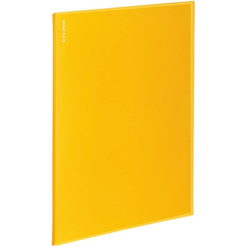 KOKUYO NOViTA a 24 Pocket Clip-Yellow - แฟ้ม - เส้นใยสังเคราะห์ สีเหลือง