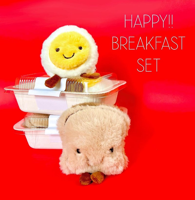 Happy breakfast set