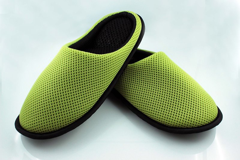 AC Rabbit 全包式低均壓氣墊室內拖鞋 MIT台灣製 舒適/可機洗 - 室內拖鞋 - 聚酯纖維 綠色