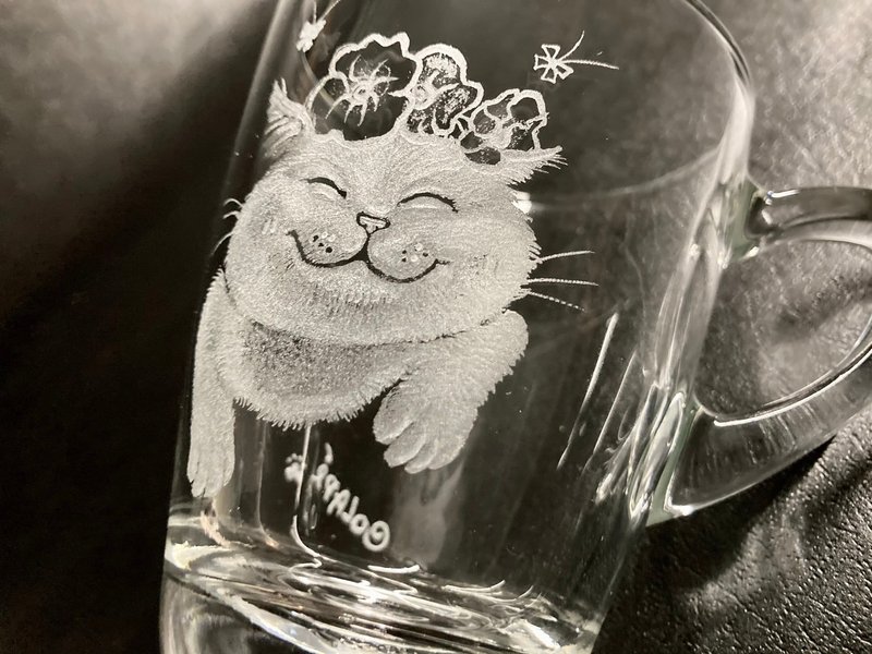 寵物寫實雕刻　貓咪展示區 - 酒杯/酒器 - 玻璃 
