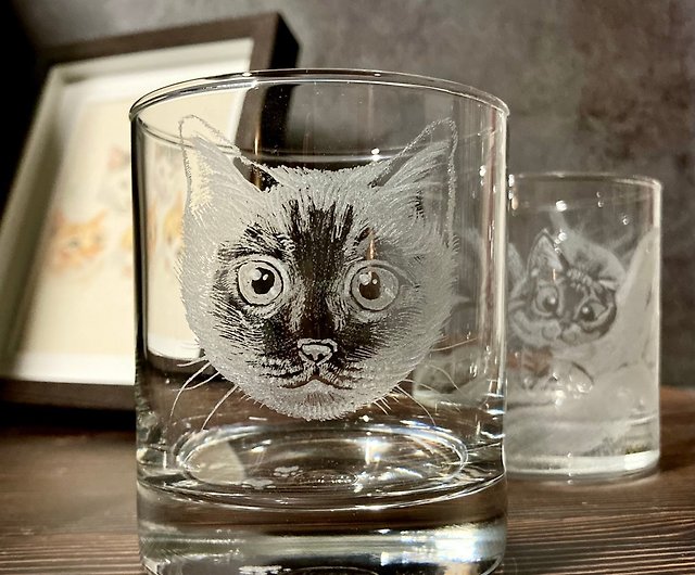 ペットのリアルな彫刻猫の展示エリア - ショップ Mingxin Art ワイングラス・酒器 - Pinkoi