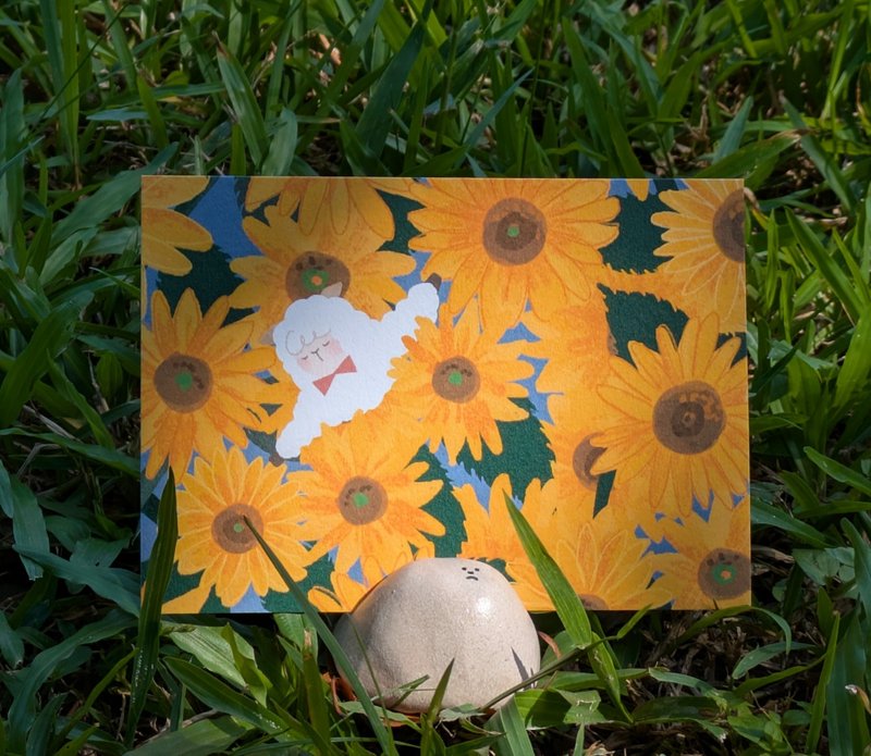 Postcard—Floral Sea - Cards & Postcards - Paper Orange