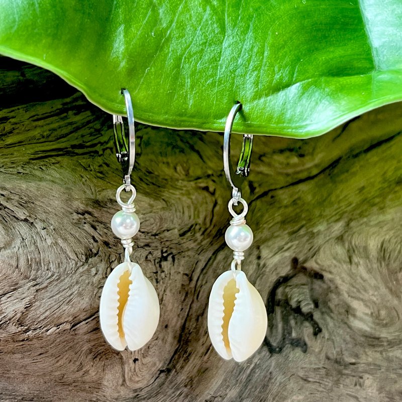 貝殼系列 / 海語 / 耳環 / 耳夾 / 耳針 / 耳勾 - 耳環/耳夾/耳骨夾 - 其他材質 