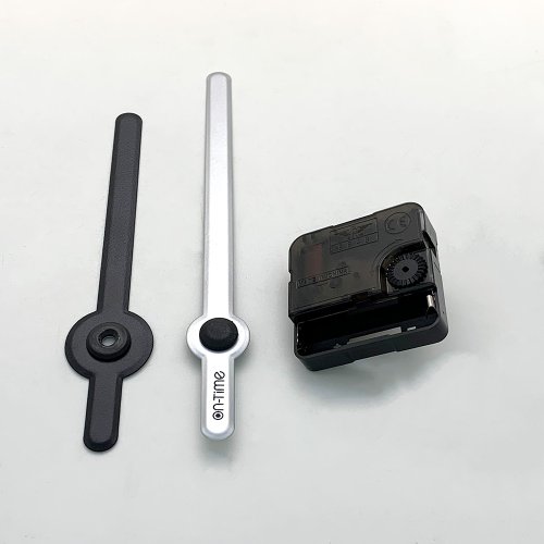 ontime Spare Part Clock Sweep Movement and Clock Hand V2MH Black Silver