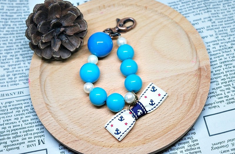 -Sweet Navy-Hanging Ornaments=>Limited x1 #Bags Pendants - Keychains - Acrylic Blue