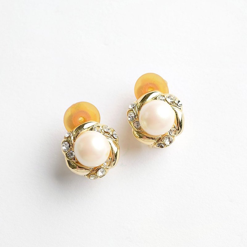 Christian Dior antique earrings - ต่างหู - วัสดุอื่นๆ สีทอง