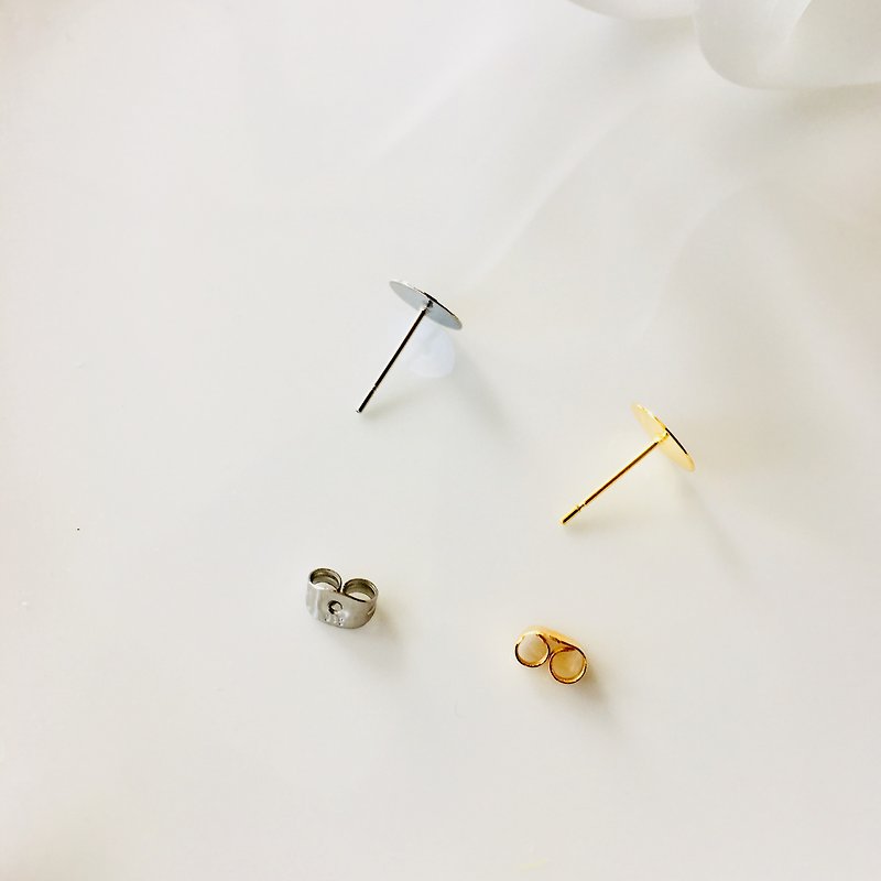 サージカルステンレスピアス - 耳環/耳夾 - 其他金屬 銀色