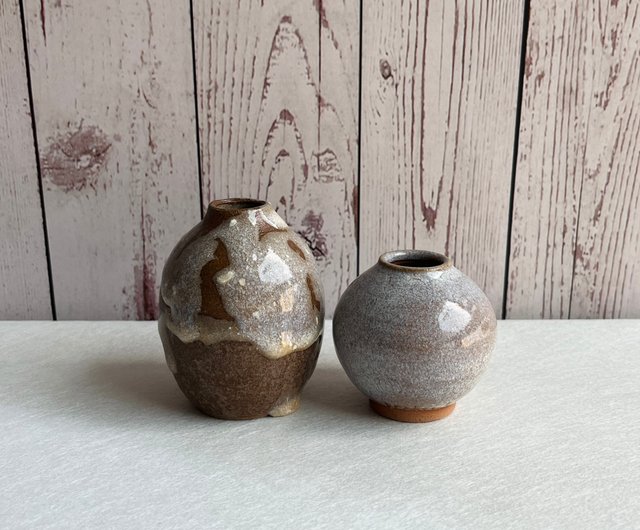 花入 花瓶 陶芸 陶器 - ショップ ツーもち-陶磁器 花瓶・植木鉢