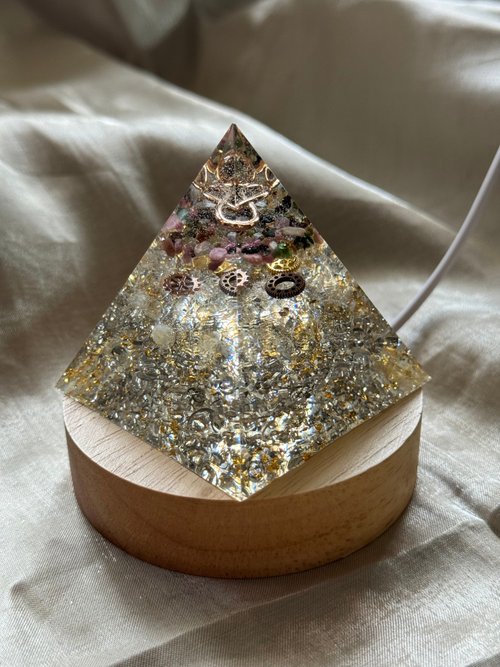 Serendipity Gem｜翡翠．水晶．奧剛 訂製【奧剛能量塔-給自由的你】-奧根金字塔