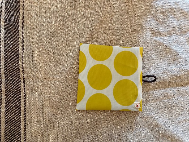衛生紙小袋 - 大黃點點 - 紙巾盒 - 防水材質 