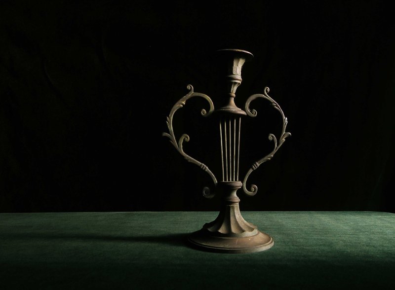 【老時光 OLD-TIME】早期歐洲銅燭台 - 擺飾/家飾品 - 其他材質 