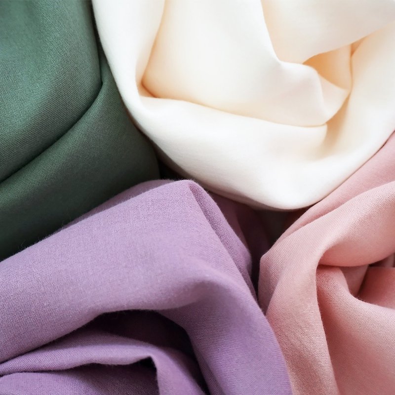 Harmony yarn scarf - ผ้าพันคอ - ผ้าฝ้าย/ผ้าลินิน หลากหลายสี