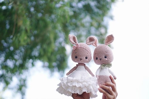 namsompan Digital Download - PDF | Crochet amigurumi pattern wedding Bunny