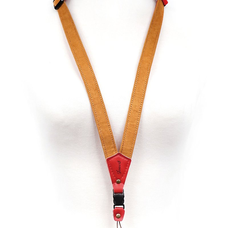 Mobile phone strap neck hanging - Xiangyang - เชือก/สายคล้อง - ผ้าฝ้าย/ผ้าลินิน สีเทา
