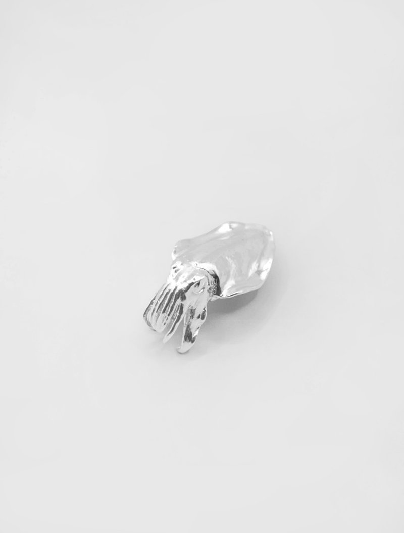 Sepiida Cuttlefish/ Pendant ( 925 Sterling Silver ) - Necklaces - Sterling Silver Silver