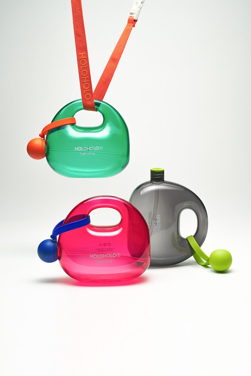 【HOLOHOLO】BAOTTLE Straw Bottle (1200ml / 5 Colors) Sports Bottle - Pitchers - Plastic Multicolor