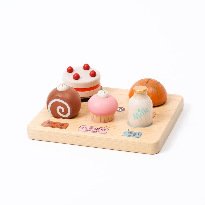 【Cake Set】Gourmet Monster | Wooderful life - ของเล่นเด็ก - ไม้ หลากหลายสี