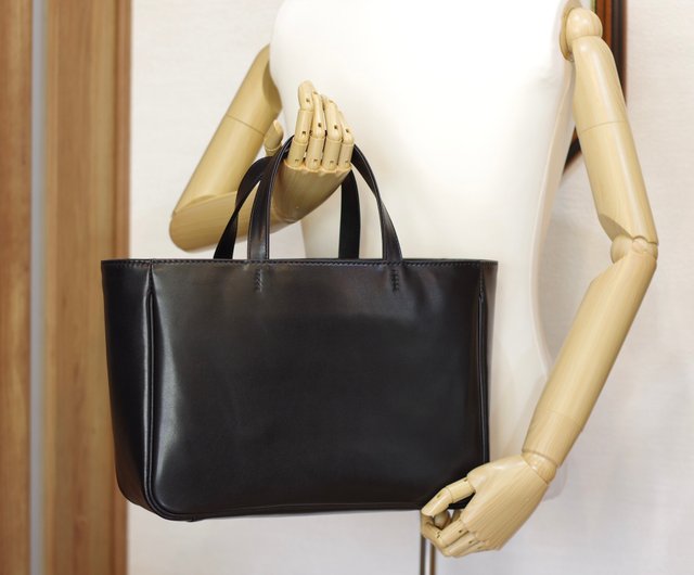 ブラックレザートートバッグ 約18-13-18cm 楽天市場】CLASKA DO クラスカ ドー Sac grand noir レザー