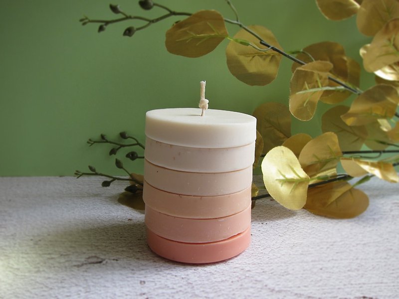 [Customized] Incense Planting Series - Color Scale Candle (6 Layers) - French Jasmine