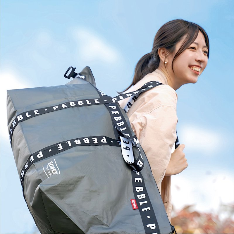 [Japanese SLOWER] MEGA large size 50L PP woven storage bag (three colors available) - Storage - Nylon Multicolor