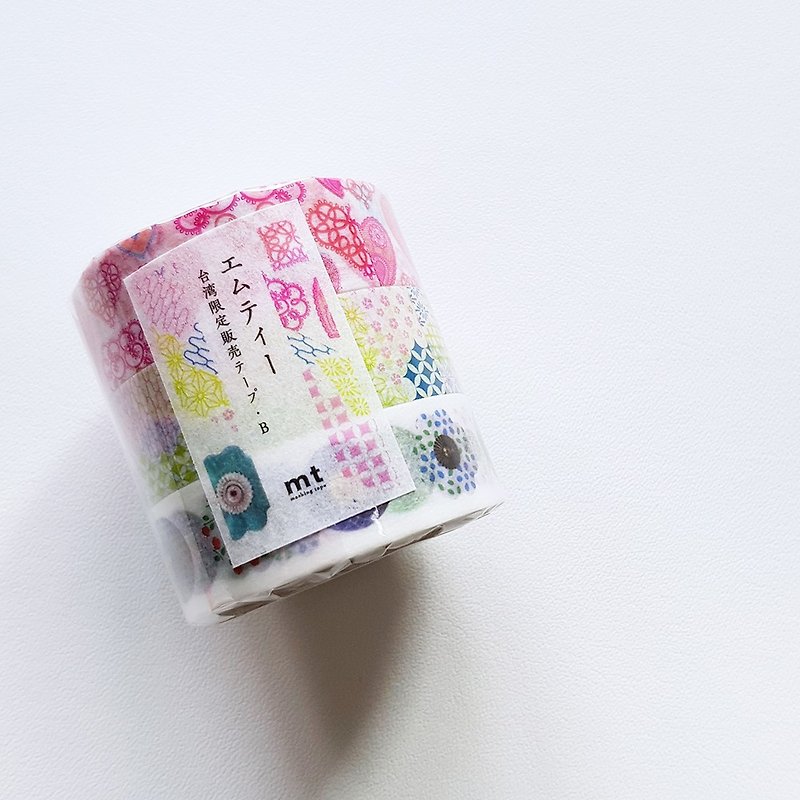 mt Masking Tape / Taiwan Limited Edition【B (MT03S02TW)】 - Washi Tape - Paper Multicolor