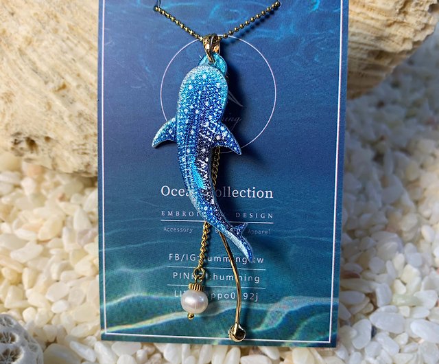 10 Pieces of Cute Whale Shark Fish Animal Resin Charms for Jewelry
