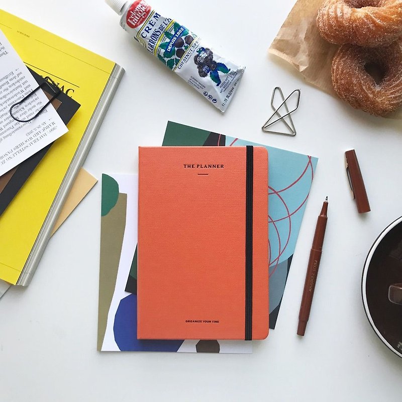 Seeso Vitality Bandage Diary Hardcover V3 (S) - Sunshine Orange, SSO33675 - Notebooks & Journals - Paper Orange
